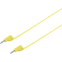 VOLTCRAFT MSB-200 Test lead Banana jack 2mm0.60 m Yellow