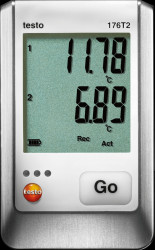 0572 1762 testo 176 T2 - datalogger temperature