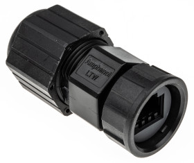 Złącze RJ45 Męski Złącze RJ45 Montaż na kablu Amphenol Industrial, proste