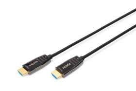 Kabel połączeniowy hybrydowy AOC HDMI 2.1 Ultra High Speed 8K 60Hz UHD HDMI A-HDMI A M-M czarny 15m AK-330126-150-S