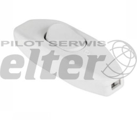 Przełącznik przelotowy biały 2,5A/250V