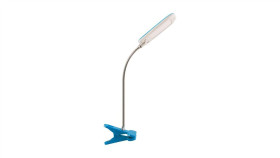 Lampka Biurkowa Nocna Klips Do Czytania Dori Led Clip Niebieska 02867 Struhm