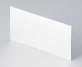 Rear panel, aluminum, (W x H) 73.5 x 39.6 mm, white, B6132112