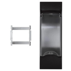 Simon Connect Płytka 45x135mm (3x K45) z pokr. do aparatury modułowej 2-pol. kanały Ofiblok ALK czarny KF03/14