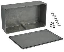 Aluminum die cast enclosure, (L x W x H) 192 x 112 x 61 mm, natural, IP65, 1590WR1