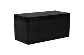 Obudowa Czarny IP68 Silikon, 190 x 75 x 75mm, RS PRO