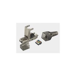 Wtyk RJ45 beznarzędziowy 8P8C kat.6A STP/FTP okrągły drut