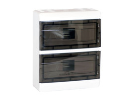 Rozdzielnica natynkowa 26 modułowa 2x13M drzwi transparentne IP55 NT26 6664-226 TAREL