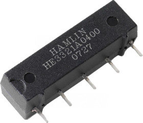 Reed relay, 12 V (DC), 1 Form A (N/O), SIP, 10 W, HE3321A1200