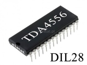 Układ TDA 4556 multistandard decoder koloru; DIL28