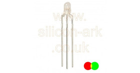 LED 3mm Bi-coloured red/green (L-93WEGW) - Kingbright