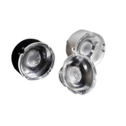 Soczewka LED Eliptyczny, kąt widzenia 15 ° Bezbarwny Metakrylan polimetylu (PMMA) Okrągły, Ledil, seria: Yasmeen 35