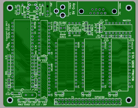 MinMax 8085 computer PCB