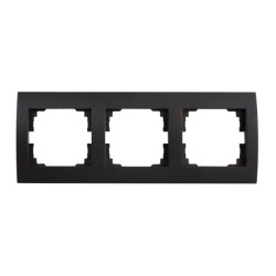 LOGI Ramka potrójna pozioma 021480042 czarny mat 33574