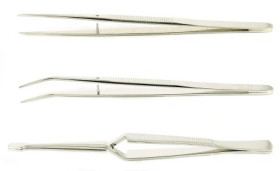 Zestaw pęset, materiał: Stal węglowa, RS PRO