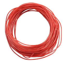 Kitronik Solid Core Cable 1/0.6,10m Red