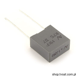 R75ID3100Z3A0J 100nF 250V 5% MKP R7.5 KEMET