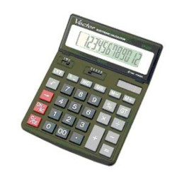 Kalkulator biurowy DK-206 BLK VECTOR