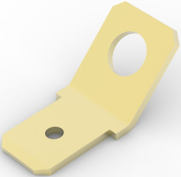 Faston plug, 6.3 x 0.8 mm, L 16.5 mm, uninsulated, angled, 181949-1