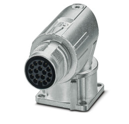 Złącze wielostykowe przemysłowe 17-pinowe M17 Montaż przedni Wtyczka Phoenix Contact