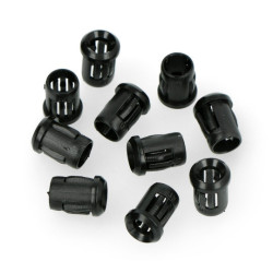 Oprawka LED 5mm - nylonowa długa - 10szt.