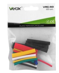Zestaw rurek termokurczliwych VRC-50 22szt 50mm