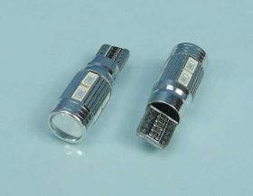 R-10/T-10 12V 10xLED BLUE CANBUS 2,0W