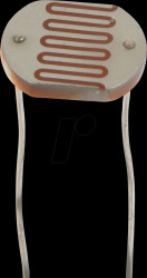 PGM1201 LDR, 250mW, 4..10kOhm, 560nm, 250VDC, ØLED: 12mm