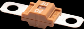 Automotive flat fuse, 30 A, 58 V, orange, (L x W x H) 41 x 8.24 x 12 mm, MDP030M6
