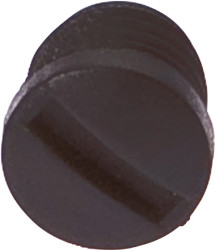 Zaślepka gwintowana, M8, plastik, czarna do rozdzielacza, VK000034