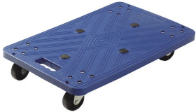 Wózek do skrzynek, składany: Nie, PP, obc.: 100kg, szer.: 400mm, dł.: 600mm, wys.: 110mm