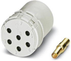 Contact insert for circular connector, 1599343