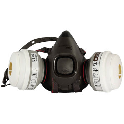North HM50055PSS HM501 Half Mask Respirator Set A2P3 R Lightweight Comfort