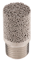 Tłumik hałasu , R 1/8 męskie Gwintowany 1/8 in Stop miedzi SMC