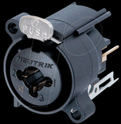 NCJ6FA-V Neutrik Combo panel jacks XLR/6.35 mm