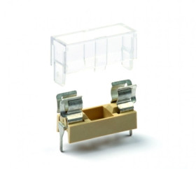 PTF15 gniazdo bezpiecznika topikowego z osłoną, montaż PCB