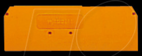 280-315 Intermediate plate for 4-conductor feed-through terminal, orange