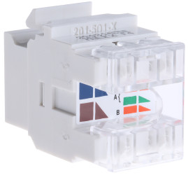 Złącze typu Jack, Cat5e, RJ45, 8 porty, UTP