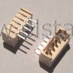 WN 05R Złącze męskie kątowe 5 styków r= 1,25mm