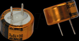 Supercapacitor Coin Type, 0,33F, 5,5V, 1000 h