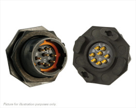 Złącze 8-pinowe Żeński Souriau Sunbank by Eaton Męski Montaż na kablu MIL-DTL-26482 rozmiar 12