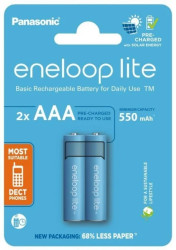 Akumulator NiMH R03 / AAA 550mAh 1,2V Eneloop Lite BK-4LCCE/2BE (2 szt.)