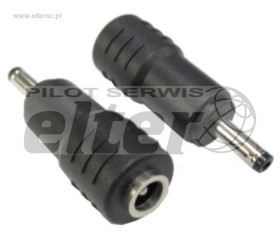 Wtyk zas. 1,7/5,5mm - gniazdo 2,1/5,5mm