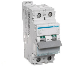 Wyłącznik nadprądowy 2P C 4A 10kA AC NCN204