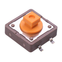 DTSM-24S-V 7.3mm Height Square 12mm x 12mm Surface Mount Tactile Switch 320gf