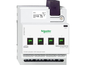 KNX Aktor załączający REG-K 4x 230 V 16 A jasnoszary z uruchomieniem ręcznym MTN647593 SCHNEIDER ELECTRIC