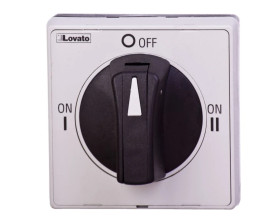 Napęd drzwiowy I-0-II do rozłączników z blokadą czarne GAX67B