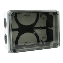 Puszka natynkowa z dławikami wym/wew 150x110x70 mm 10membran IP66 M-L 008.PG.K