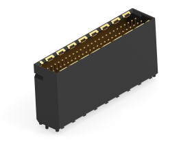 Wtyk PCB 50-pinowe raster: 1mm 2-rzędowe ERNI Montaż powierzchniowy Męski 1A 500 V