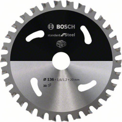 Bosch 2608837746 Circular Saw Blade 136x20mm 30 Teeth For Steel Use